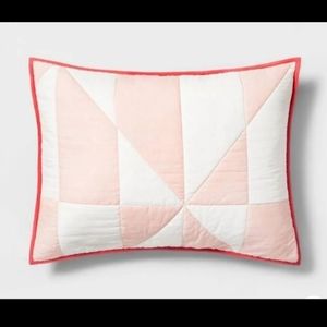 Hearth and Hand Magnolia peach Triangle Sham